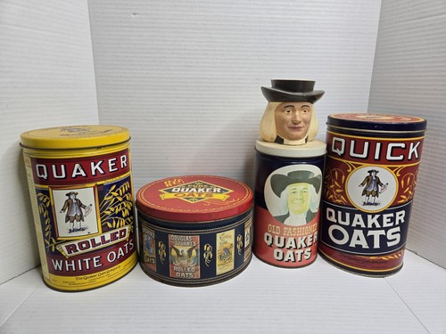 Vintage quaker oats - vintage, can